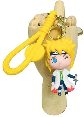 Funfob Anime Keychain with Hook & Straps Key Chains Multicolour (minato keychain) Key Chain