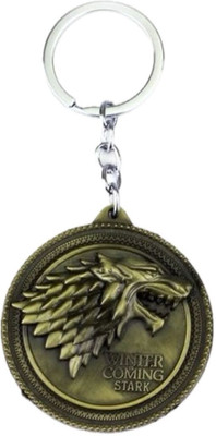 SHRI JI GOT Keychain Rotating | Spinning Keychain (Gold) Key Chain