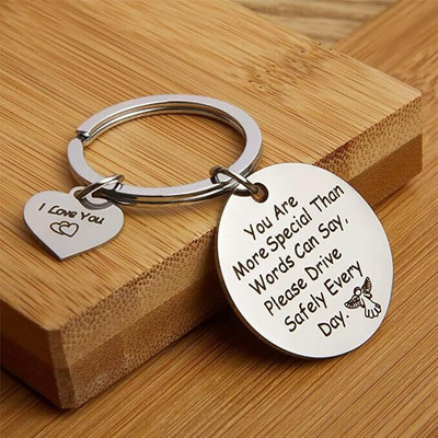 MOHIT CRAFT Drive Safe Keychain Gift for Dad Husband Boyfriend on Father''s Day Key Chain
