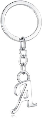 K C Alphabet Keychain Creative Charms for Handbags - A Letter Key Ring Key Chain