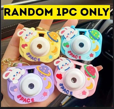 Meeko.com Cute Pocket camera keychain with light projector Key Chain 1 piece Key Chain