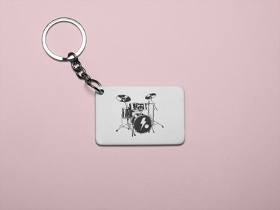 DOGAR ESSENTIALS Durm Set Printed Acrylic Keychain (Set of 2) Key Chain