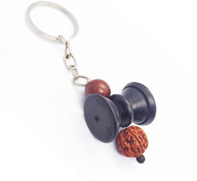 Sanwariya Handicraft Original Karungali Udukkai KeyChain | Ebony wood Udukkai KeyChain Key Chain