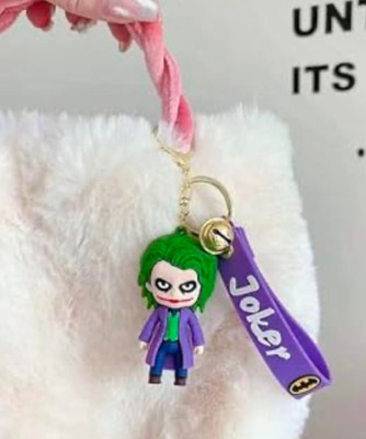 SHRI JI JOKER Keychain with Strap & Charm Purple Key Chain