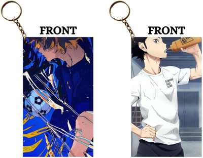Hariyaali Enterprises LLP BACHIRA MEGURU DRIBBLE X NISHINOYA DRINKING Unique Style 2 pcs Combo Key Chain