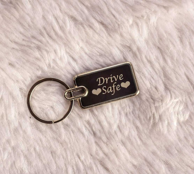 VEE Metal Keychain Engraved with Name Message ( Both Side ) Key Chain