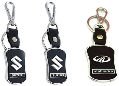 GSV Suzuki,Mahindra logo Leather hook Keychain best quality keychain Key Chain