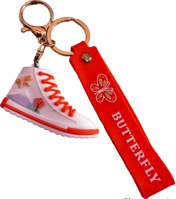 NSV Multi Design 3D Butterfly Shoes Keychain | Men Women Keychain Key Chain