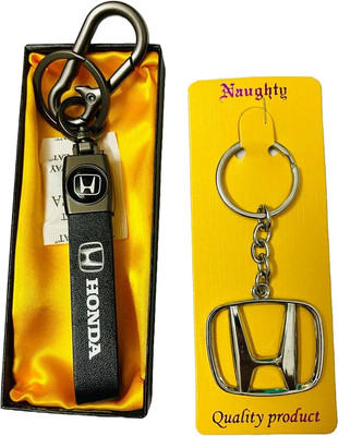 GKM Honda Car trendy combo set keychain for cars and bikes Key Chain