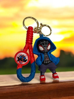 gtrp SpiderMan Cartoon Characters Keychain for Girls Boys, Cute Silicon Keychains 019 Key Chain