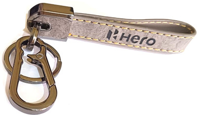 HERO Bike Design Leatherite Keychain Key Chain
