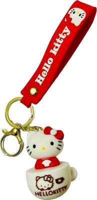 Next Gen Keychains Kitty Theme 3D premium pvc keychain with hook Key Chain