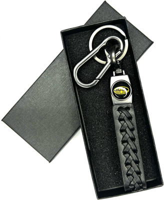 FLAMBE jawa Black Leather Design Belt Keychain Key Chain