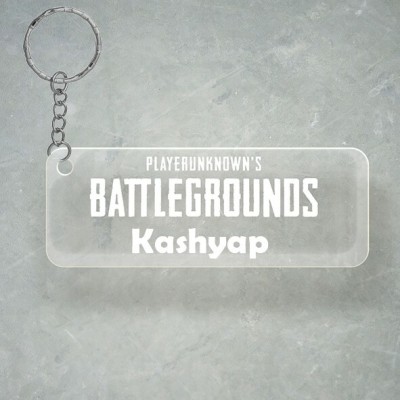 SY Gifts PUBG Design With Kashyap Name Key Chain