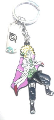 Jainjon Anime Character Naruto Keychain With Leaf Symbol Key Chain