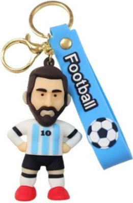 PEARLISH Football Messi 3D Rubber Keychain Y-1 Key Chain