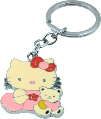 Key Era Cute Cat Kitty With Teddy Key Chain