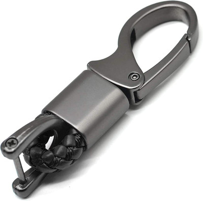 Campark Car Key Fob Keychains Leather Holder Key Chain Sturdy Metal with D-Ring Key Chain