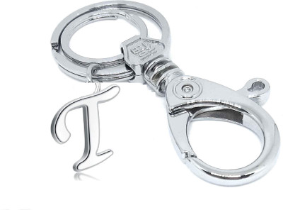 Mundkar Alphabet Keychain Ring Hook-T Key Chain