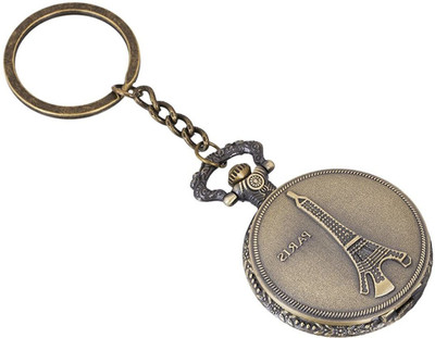 gtrp key Chain-Gold Paris Building and Eiffel Tower Theme Beautiful Key Chain