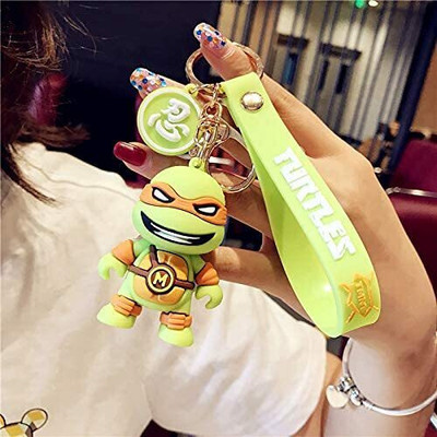 BBG NEW_Famous Ninja Turtle M Michelangelo premium quality keychain with hook Key Chain