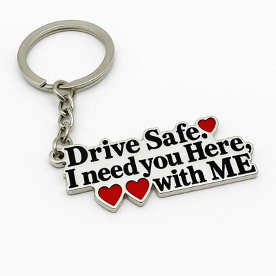 BUC Drive Safe Best Key chain Keyring for Husband & Boyfriend Gift Key Chain