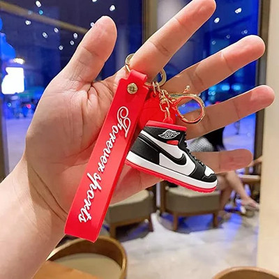 gtrp keychain- Trending Sneakers keychains 3D Cute Sneakers/Shoe Design Red Black Key Chain