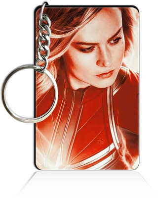 Party Gift Printed Wooden Rectangle Hero key ring Keychain PGRQ255KY(80) Key Chain
