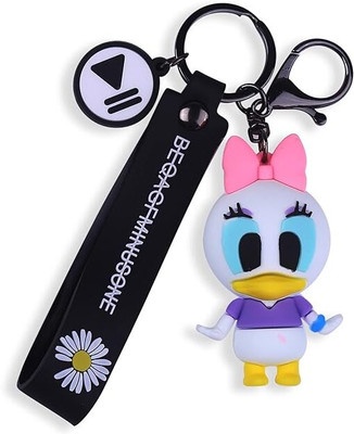 GKM Cartoon 3D female Donald Duck pvc keychain Key Chain