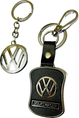 BBG NEW_VW premium quality combo set chrome finish keychain Key Chain