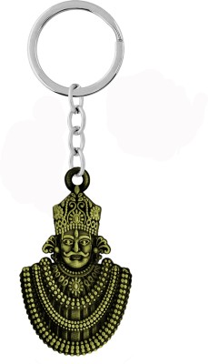 KYP Fashion God Baba Khatushyam Ji Green Pendant For Family Friends Keyring Key Chain