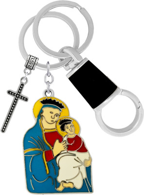 KYP Fashion Jesus Son Mother Mary Friendship Velentine Birthday Gift Pendant CHRISTANS Key Chain