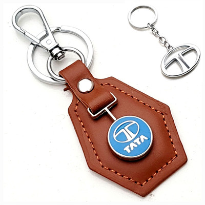 ADOREAL TATA KEYCHAIN AND KEYRING FOR TATA NEXON | HARRIER | PUNCH | CURVV | SAFARI Key Chain