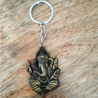 Sullery Hindu God of Beginnings Shree Ganesh Shiva' Son Keychain SulleryKey202243 Key Chain