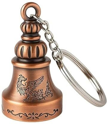 Airzy Biker Guardian Bell & Evil Eye Keychain – Good Luck Charm Key Chain