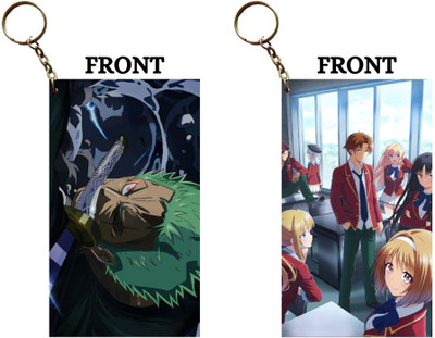 Hariyaali Enterprises LLP KING ZORO × AYANOKOJI IN CLASS Unique Style 2 pcs Combo Key Chain