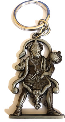 MISMIL Two Sided Bajrangbali Hanuman Keychains metal Key Chain