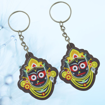 Real Craft key-ring-jaga-wood-set-2-0D Key Chain
