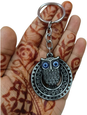 PEARLISH Evil eye Owl Keychain (Pack of 1) Key Chain