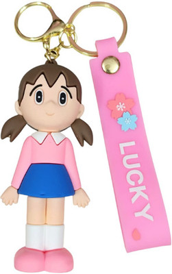 PEARLISH Premium Quality Shizuka 3D Keychain Key Chain