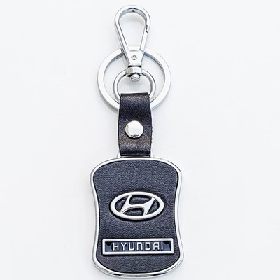 GSV Leather Hyundai Locking Key Chain_J964 Key Chain