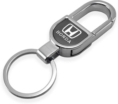 VillageTiger Car Keychain Compatible With Honda WR-V City Amaze Jazz Key Rings (Arch Shape) Key Chain