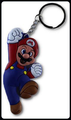 MAG BEE MARIO Double Sided Rubber-kC904-Premium Key Chain