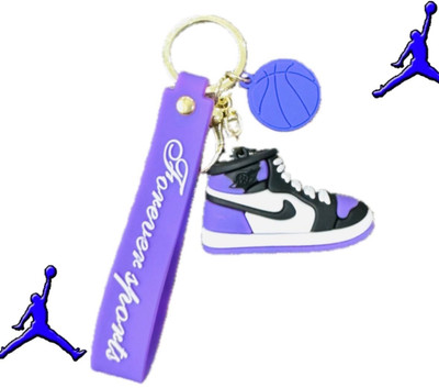 SHRI JI 3D Nike Jordan Shoe Keychain with Strap Key Chain