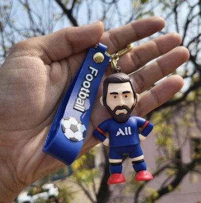 Shop Grab World Famous Footballer Messi Keychain for Boys Comes with Long Strap and Hook Key Chain