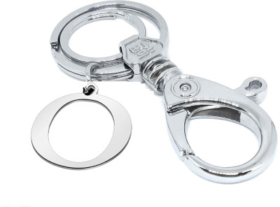 Mundkar Alphabet Keychain Ring Hook- 0 Alphabet Key Chain