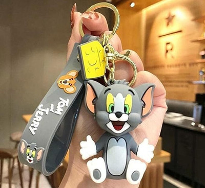 Vadhavan 3D Tom Keychain | Cute Tom Keyring Key Chain
