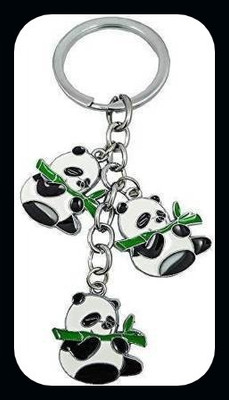 gtrp Keychain-Metal Cute Panda Best Quality Key Chain Key Chain