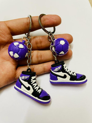 GKM Shoes with Balls premium quality keychain with combo set keyring Key Chain