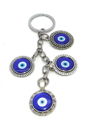 Key Era Evil Eye Nazar battu Protection Lucky Charm Remove Negative Energy Key Chain